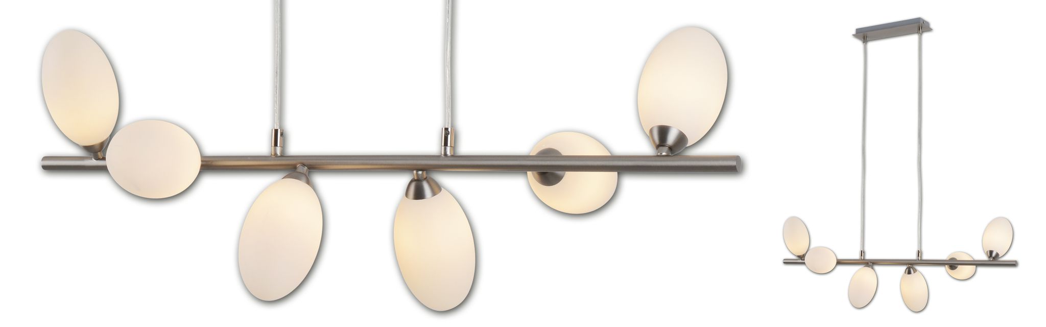 Pendelleuchte Eleganza 6flg. l: 80cm - G9, 24W, IP20