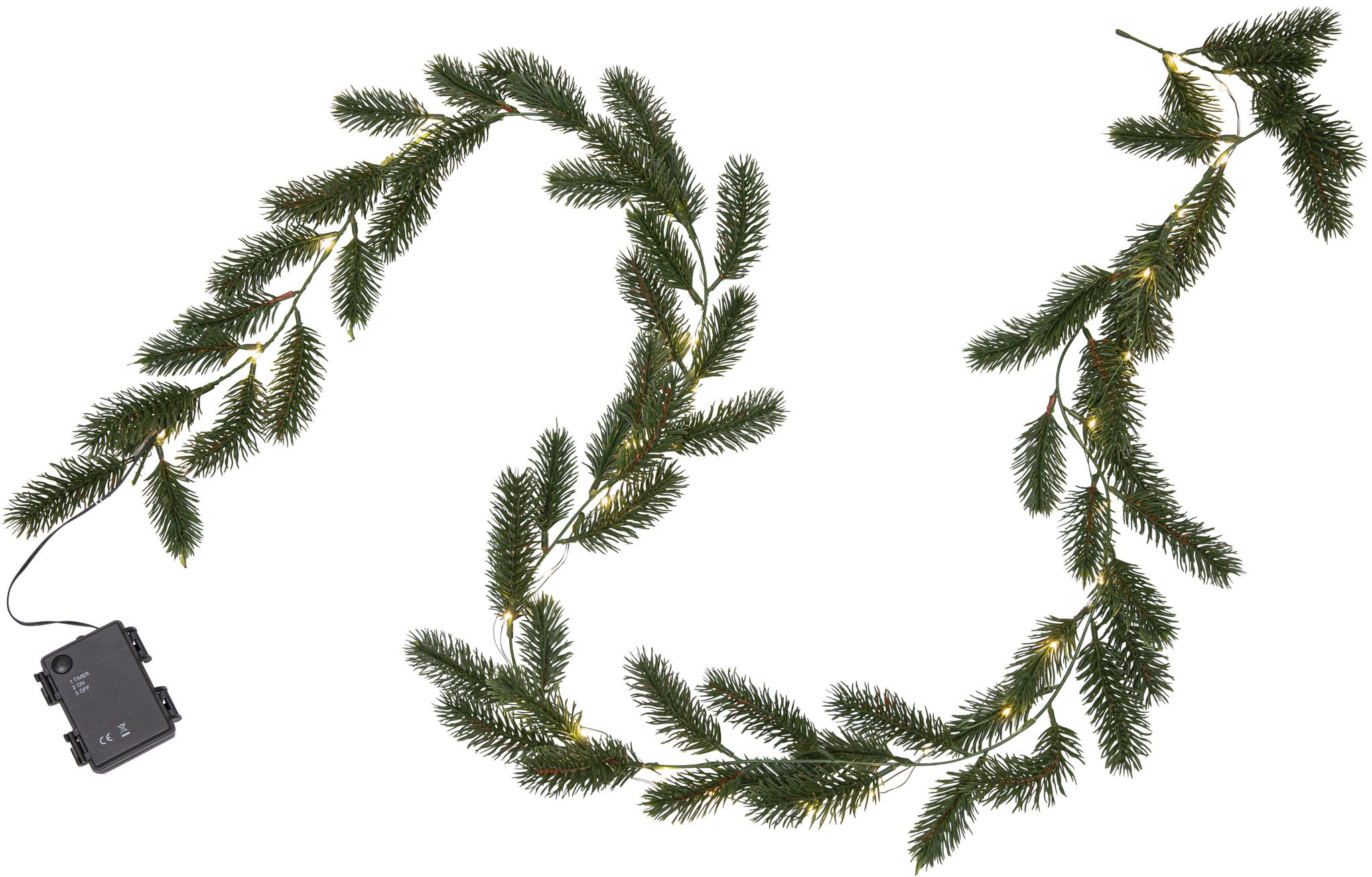 Girlande Erna - IP20, Warmweiss,Grün