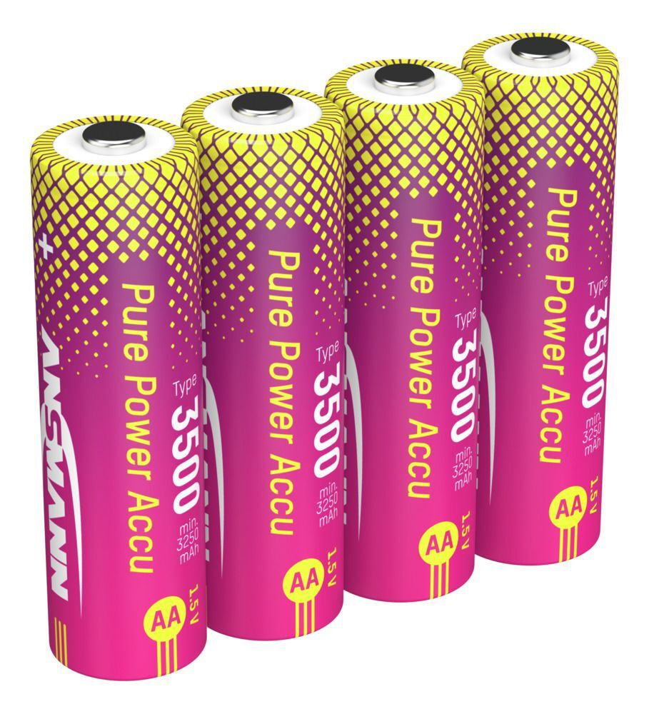 Pure Power Li-Ion Akku Mignon AA Typ 3500 (min. 3250 mAh) - Akku