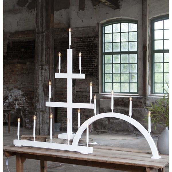 Kerzenständer Storm - IP20, Neutralweiss, 5 LED's