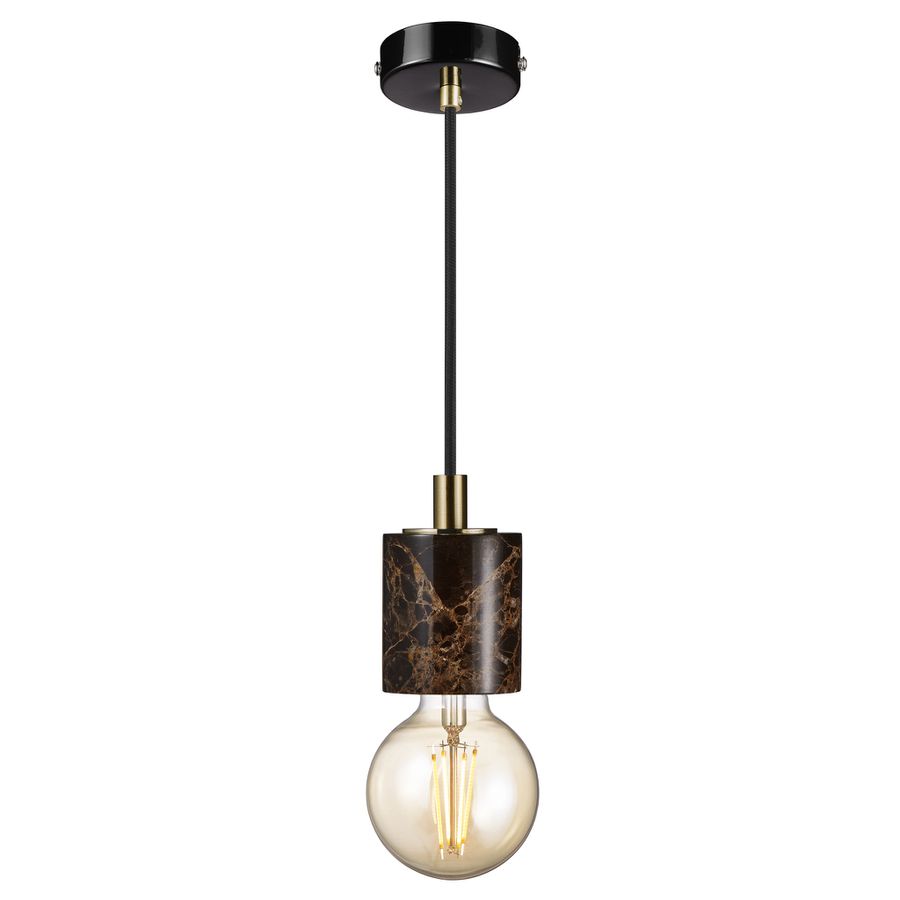 Siv, Pendelleuchte, Marble Braun - E27, IP20, max.60W