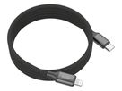 Magnetisches Kabel USB Typ-C auf Lightning - 120 cm,  schwarz