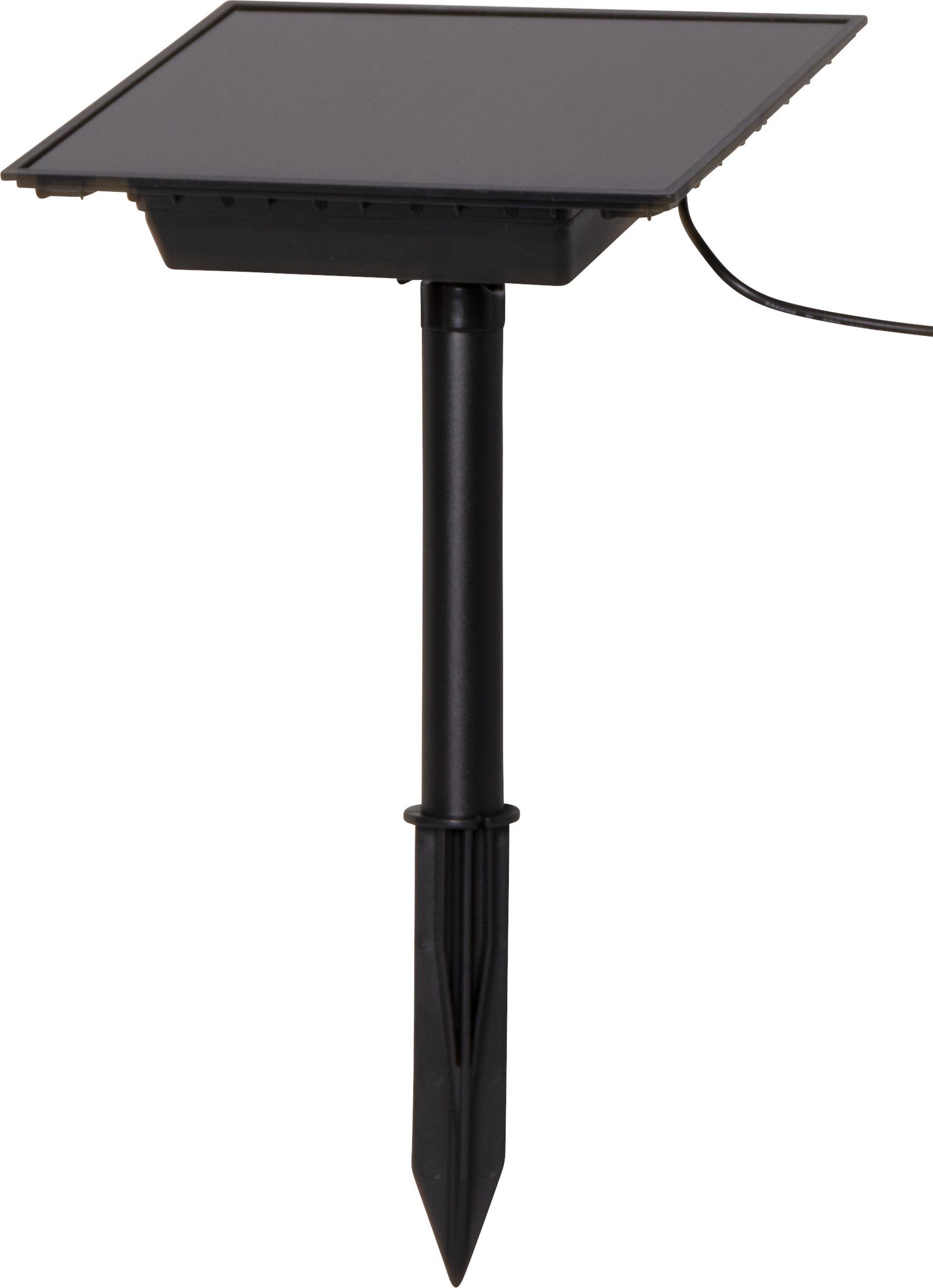 Solar Spotlight Powerspot - Indoor, Outdoor, Warmweiss, Schwarz