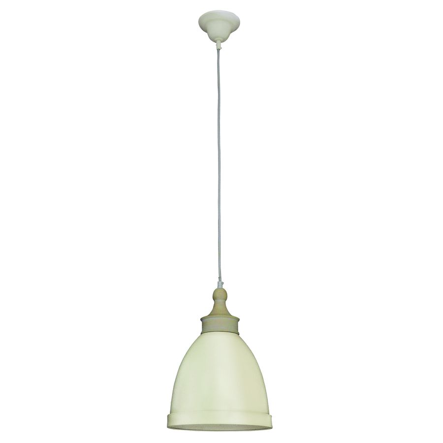 Metallpendelleuchte Pinhead mit Holzoptikaufsatz - E27, 60W, IP20