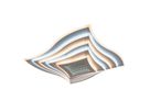 LED-CCT Deckenleuchte  FEVORIA  inkl. 3D-Effekt L/B: 50cm sandweiß - IP20, LED-Modul, Weiss