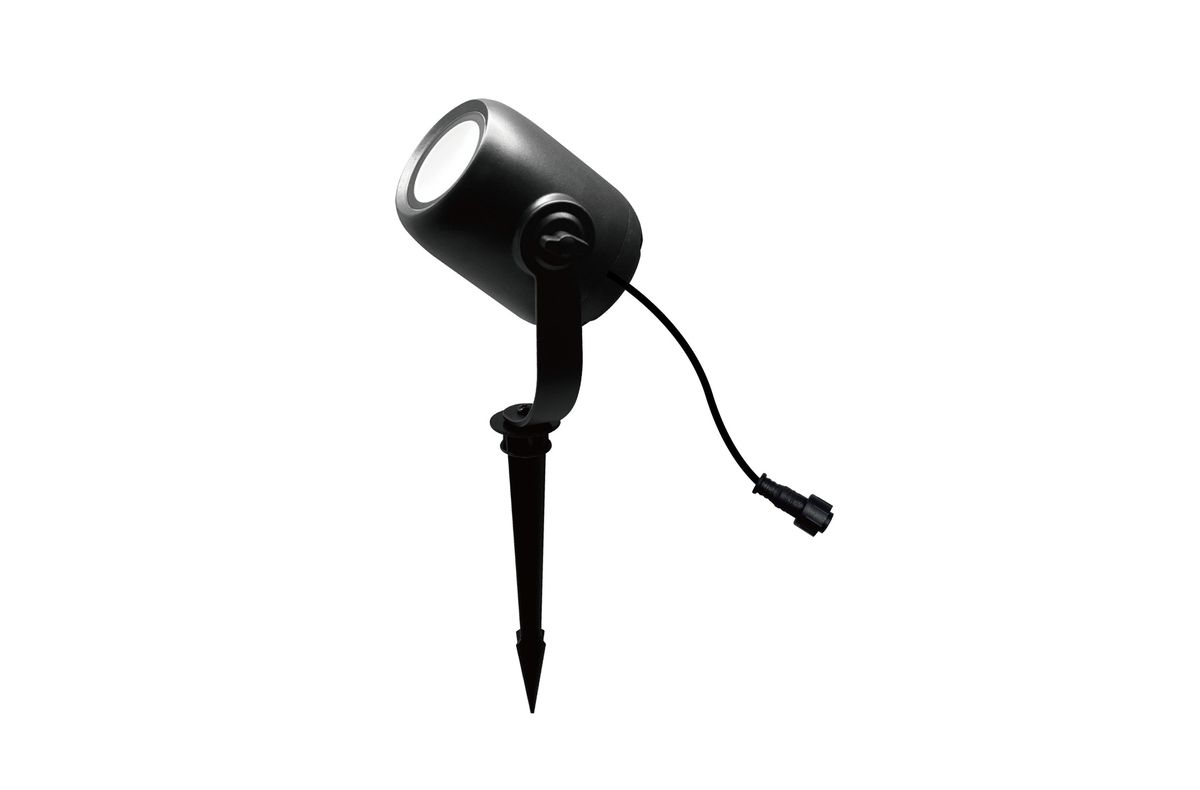 24V RGBW Smart Spot 1032LM - 24V DC, 12W, 1032lm, 2700-6500K, IP65, 36°, anthrazit, inkl. Spike