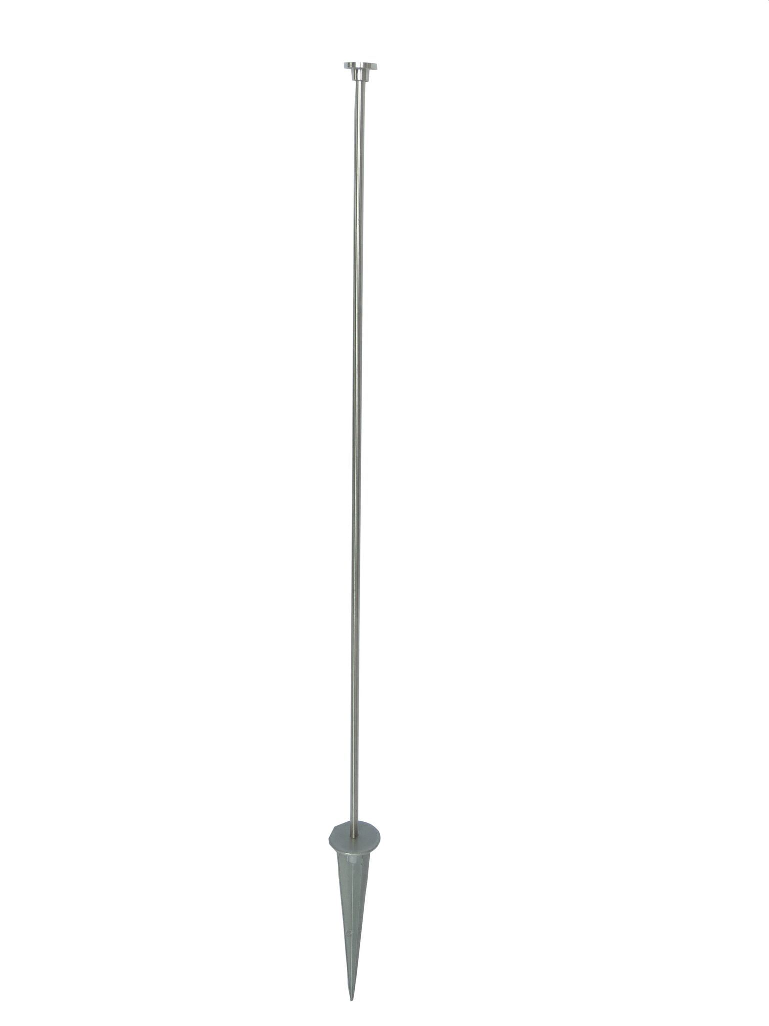 Lance de terre de jardin pour TWINKY Spot - Edelstahl-Spiess, Tragfähigkeit max. 4 Spots, L=670mm