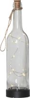 Solar Decoration Flasche - Transparent, Lichtfarbe Warmweiss