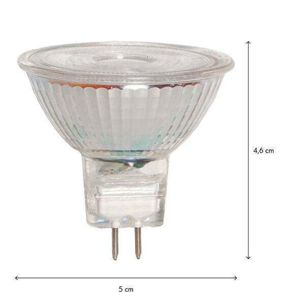 LED Leuchtmittel GU5,3 MR16 Spotlight Glass - GU5.3, 260Lm, 2.1W, 12V