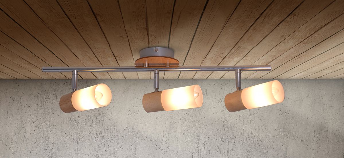 3er Wand. u, Deckenspot Todtnau - E14, 15W, IP20