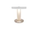 Akku Tischleuchte Trezzi Weiss - LED-Modul, 4W, 3000K, 225Lm, IP20