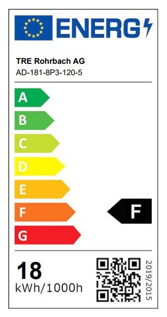 FLAT 24 LED - 18W, 1500/1700/1600lm, 3000/4000/5000K,CRI80,IP20, L=600mm