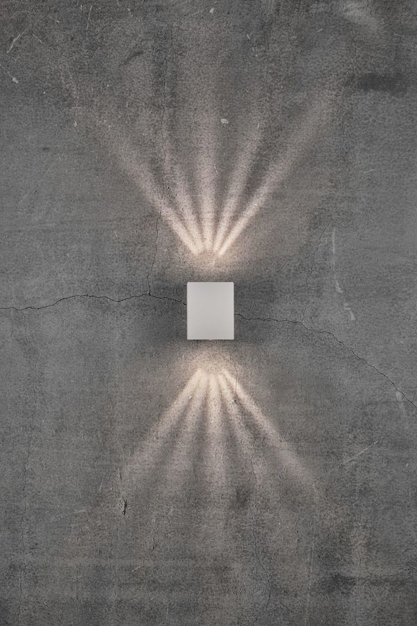 Canto kubi 2, Wandleuchte, Weiss - 2X6W LED, 2700K, IP44, 230V
