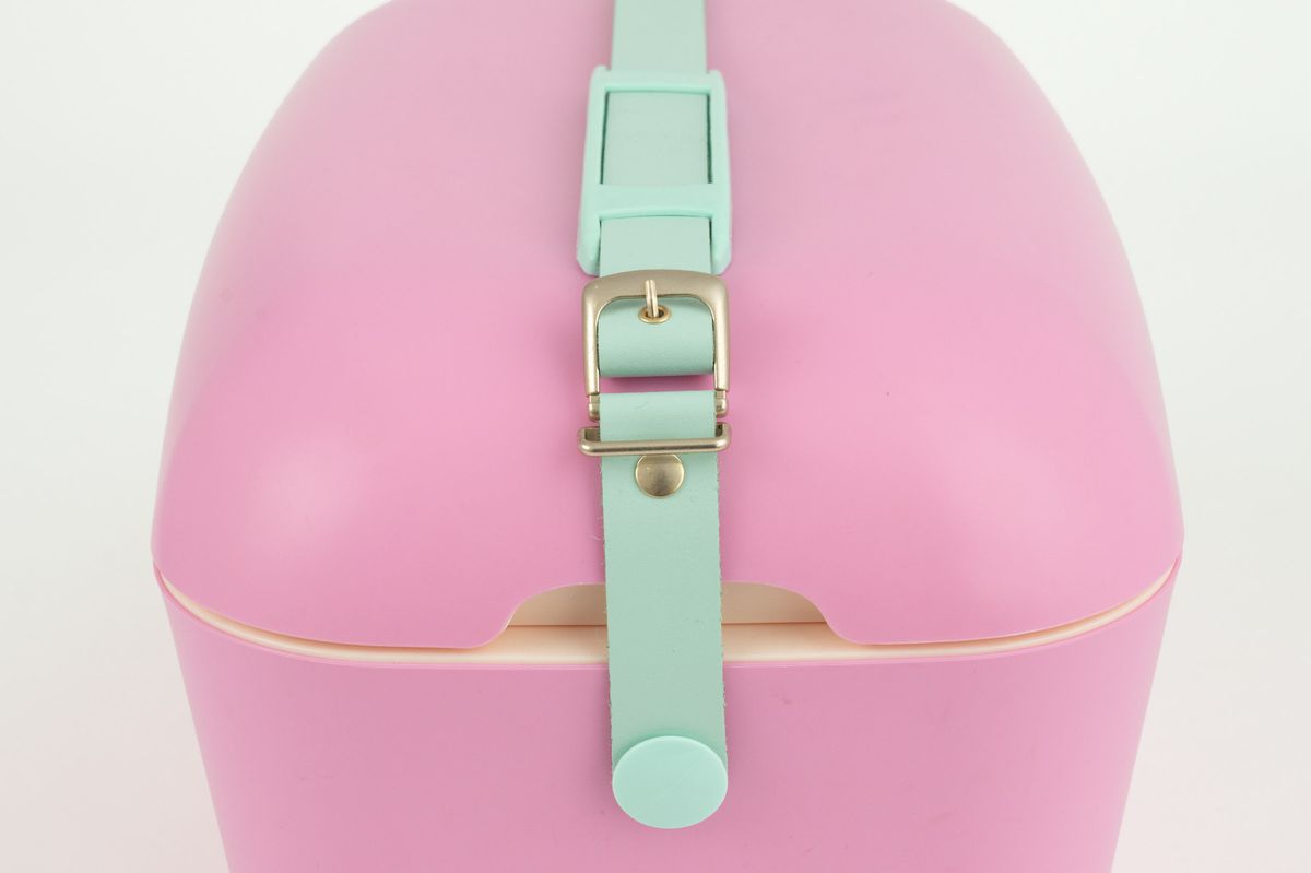 Polarbox Retro Cooler Bubblegum Pink - Cyan 20l - Kühlbox, 20l, Vintage Design