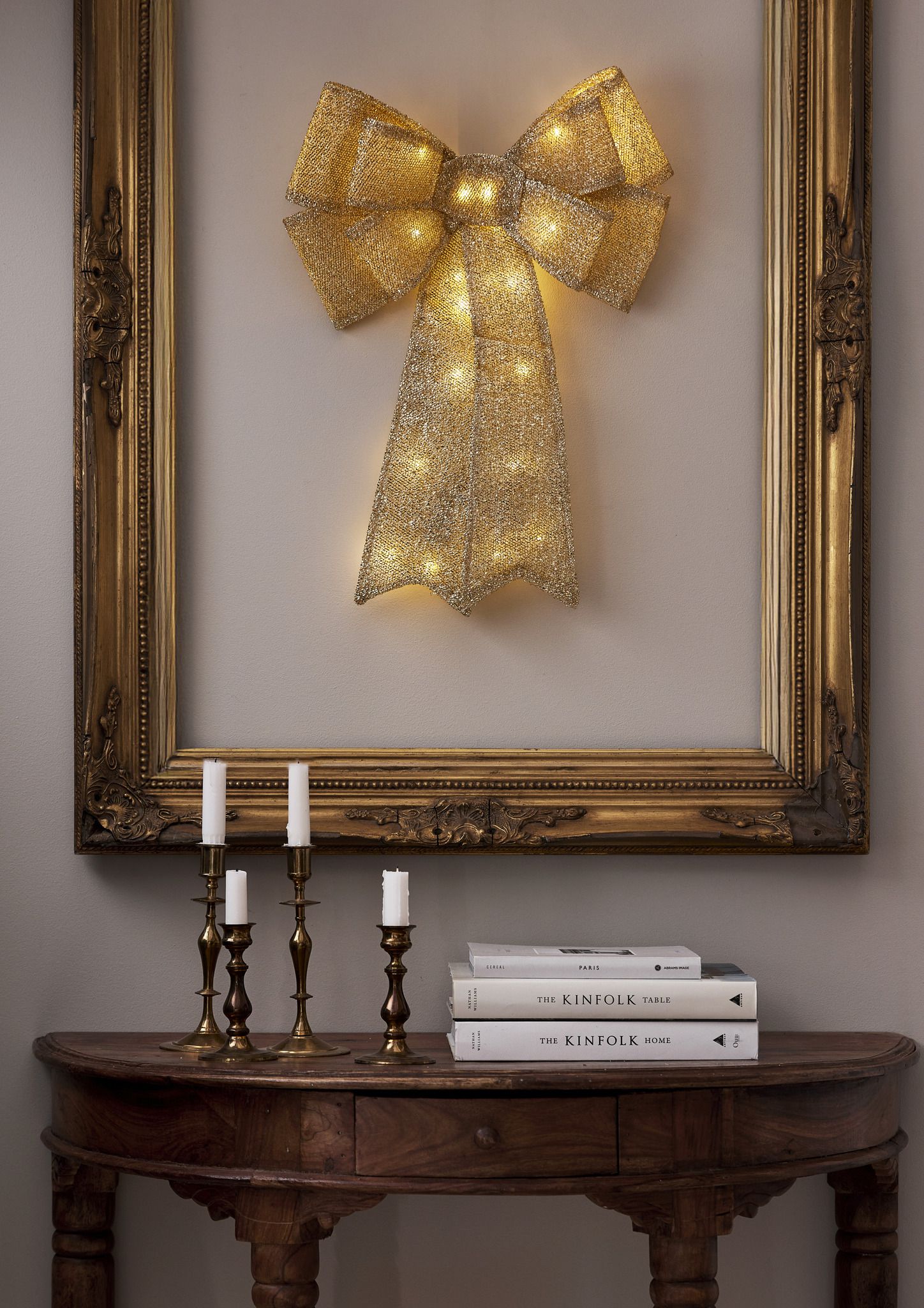 Hängende Decoration Lotta - Indoor, Warmweiss, Gold
