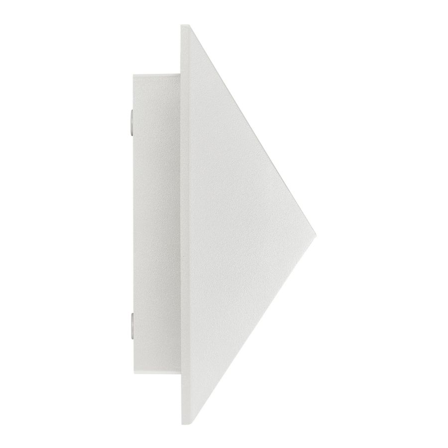 Wandleuchte PONTIO 15 - 1xGU10 (exkl.), max.25W, IP54, weiss, dimmbar (optional Leuchtmittel), L=150mm,B=150mm, H=190mm