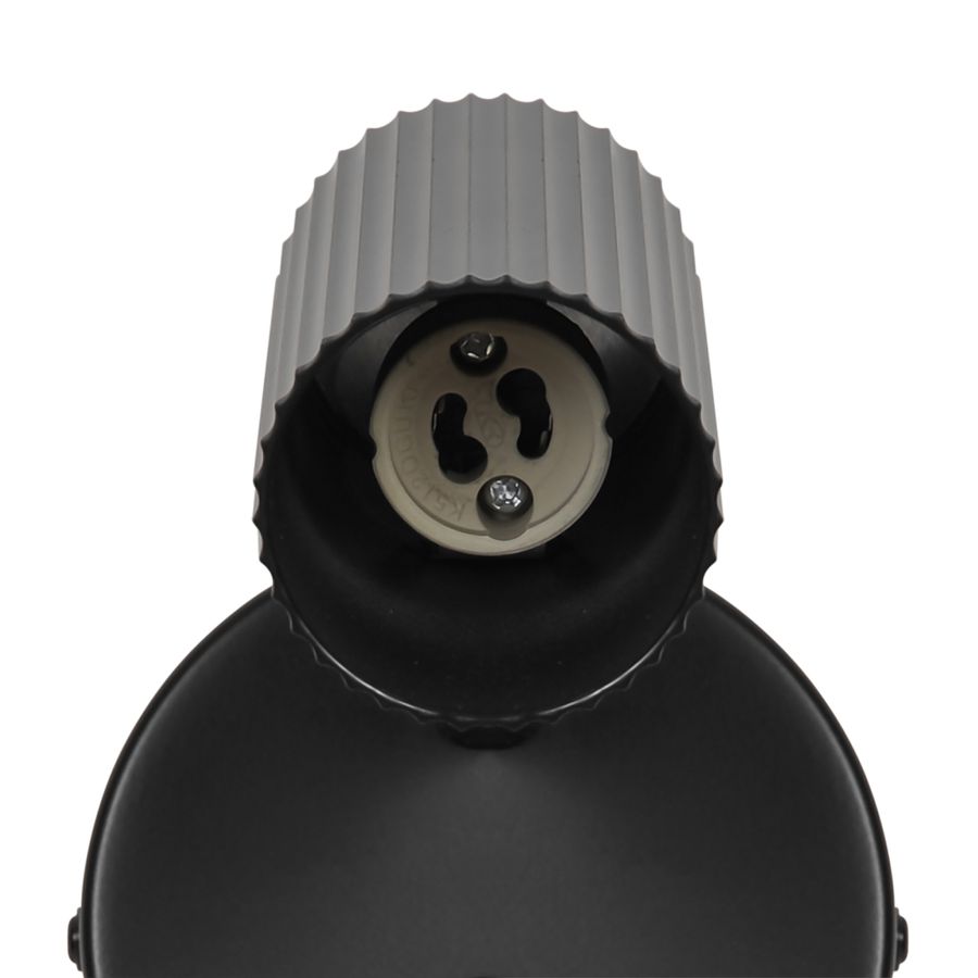 Wandleuchte Vico Schwarz - GU10, IP20, 230V