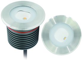 Spot encastré à LED PAGINA - 24V DC, 9W, 600lm, 2700K, IP67, CRI 80, 30°/60°, dunkelgr./alu., dimmbar, D=78mm, H=78mm, BL=66x95mm
