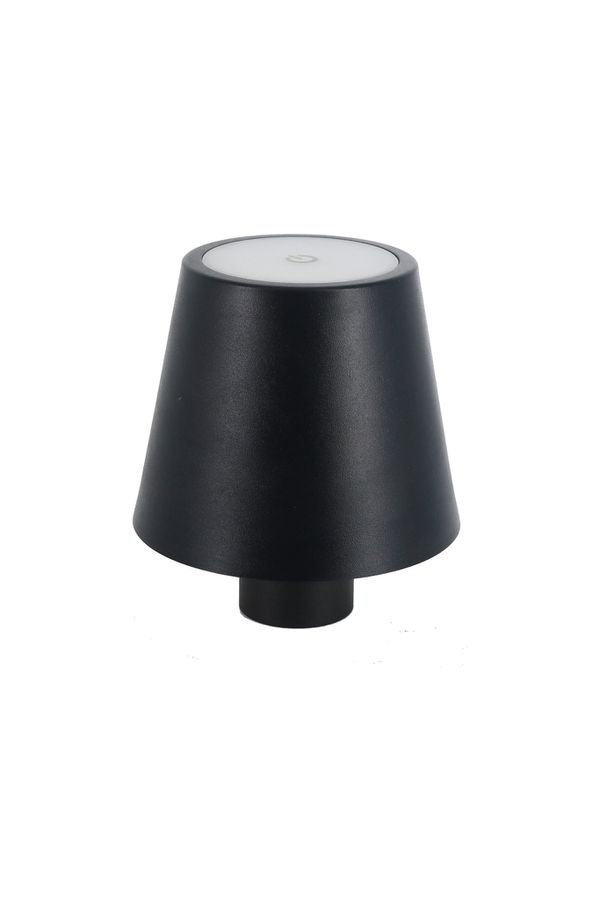 Akku Tischleuchte Wine Bottle USB-C GINI Schwarz - IP54, RGBW, 250lm