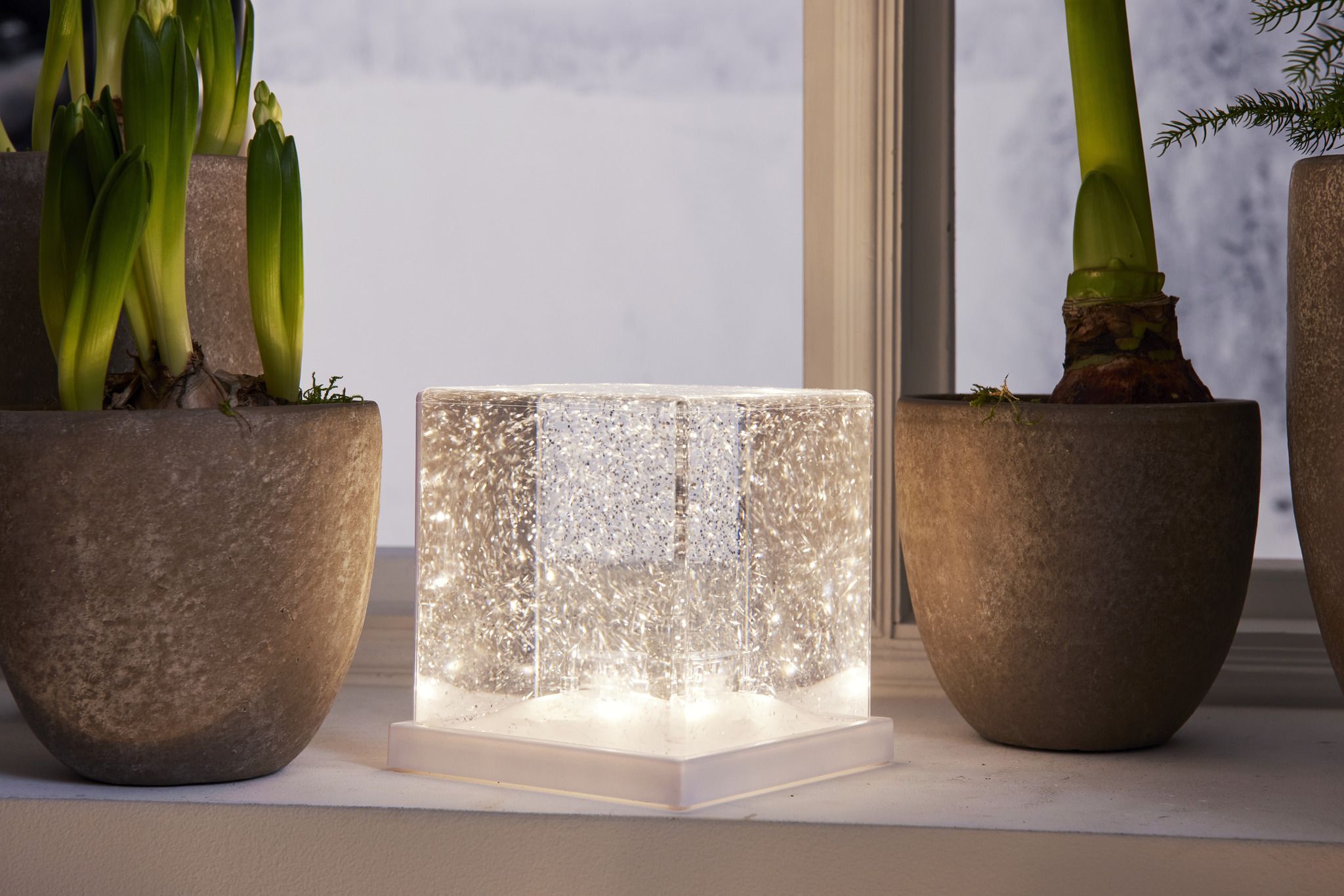 Indoor Decoration Frost - IP20, Warmweiss,Weiss