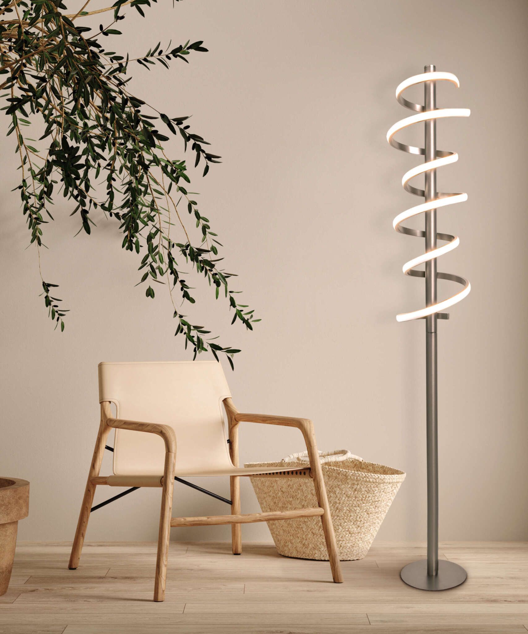 LED-Stehleuchte Belleza h: 140cm - IP20, 27W, 2800lm, 2880K, 230V