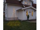 Outdoor Decoration Spiky - IP44, Golden Warmweiss, Schwarz