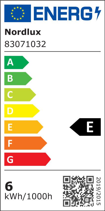 IP S13 60, Bad, Gebürsteter Stahl - 6,3W LED, 3000K, IP44, 230V