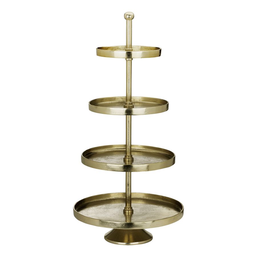 ETAGERE H-700 Ø350 GOLD BABIRIK - ETAGERE H-700 Ø350 GOLD BABIRIK