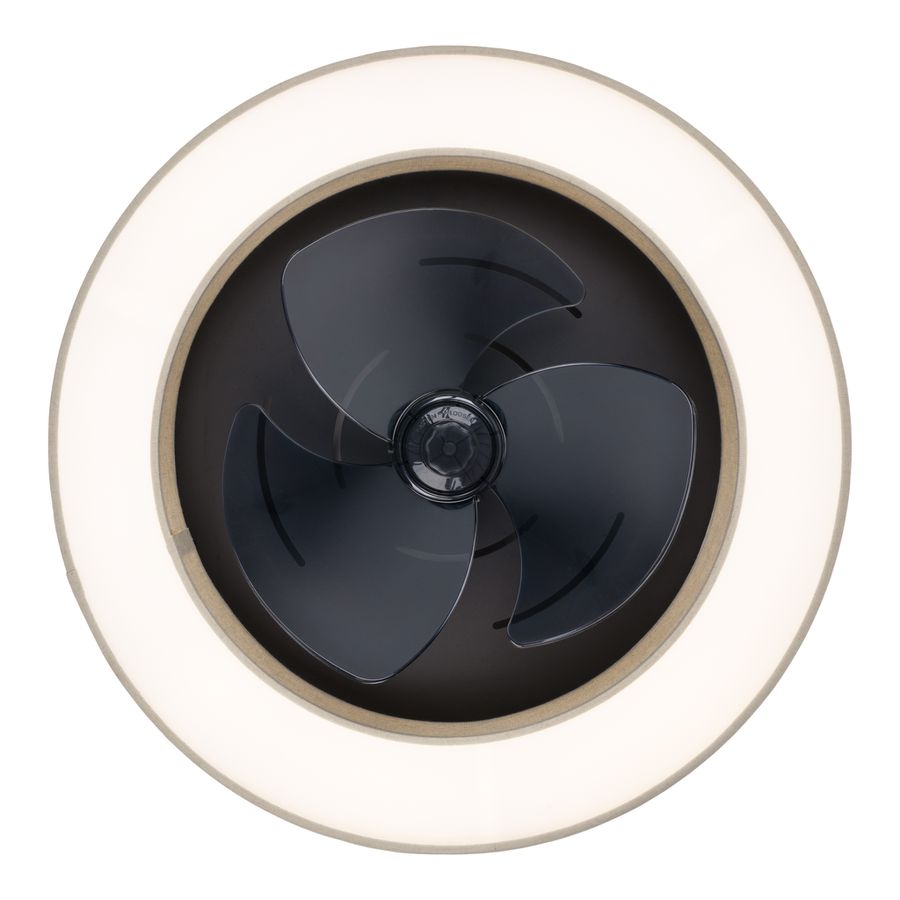 LED-CCT Deckenleuchte  VALENTO  inkl. Ventilator : 51cm beige - IP20, LED-Modul, Beige