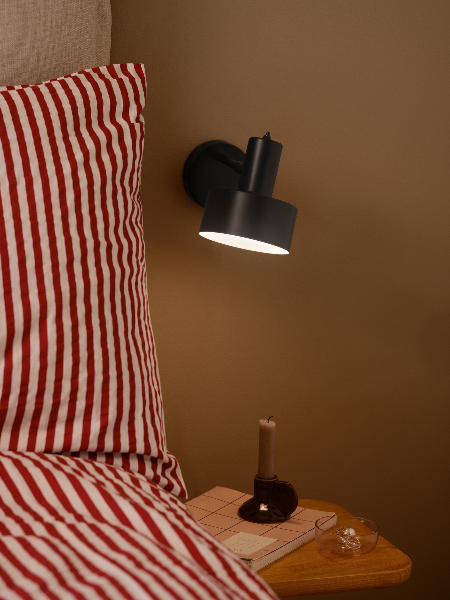 Wandleuchte Matis Schwarz - 15W, E27, IP20