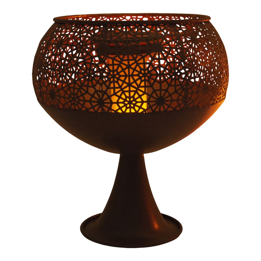 LED Deko-Solarleuchte mit Standfuß h: 25cm Flammeneffekt - LED Deko-Solarleuchte mit Standfuß h: 25cm Flammeneffekt