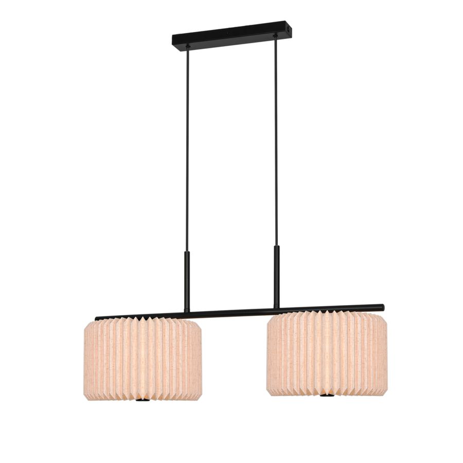 Pendelleuchte Vivienne Dual Schwarz - E27, IP20, 230V