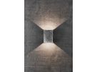 Fold 10, Wandleuchte, Nickel verzinkt - LED Modul, 7,4W LED, IP54
