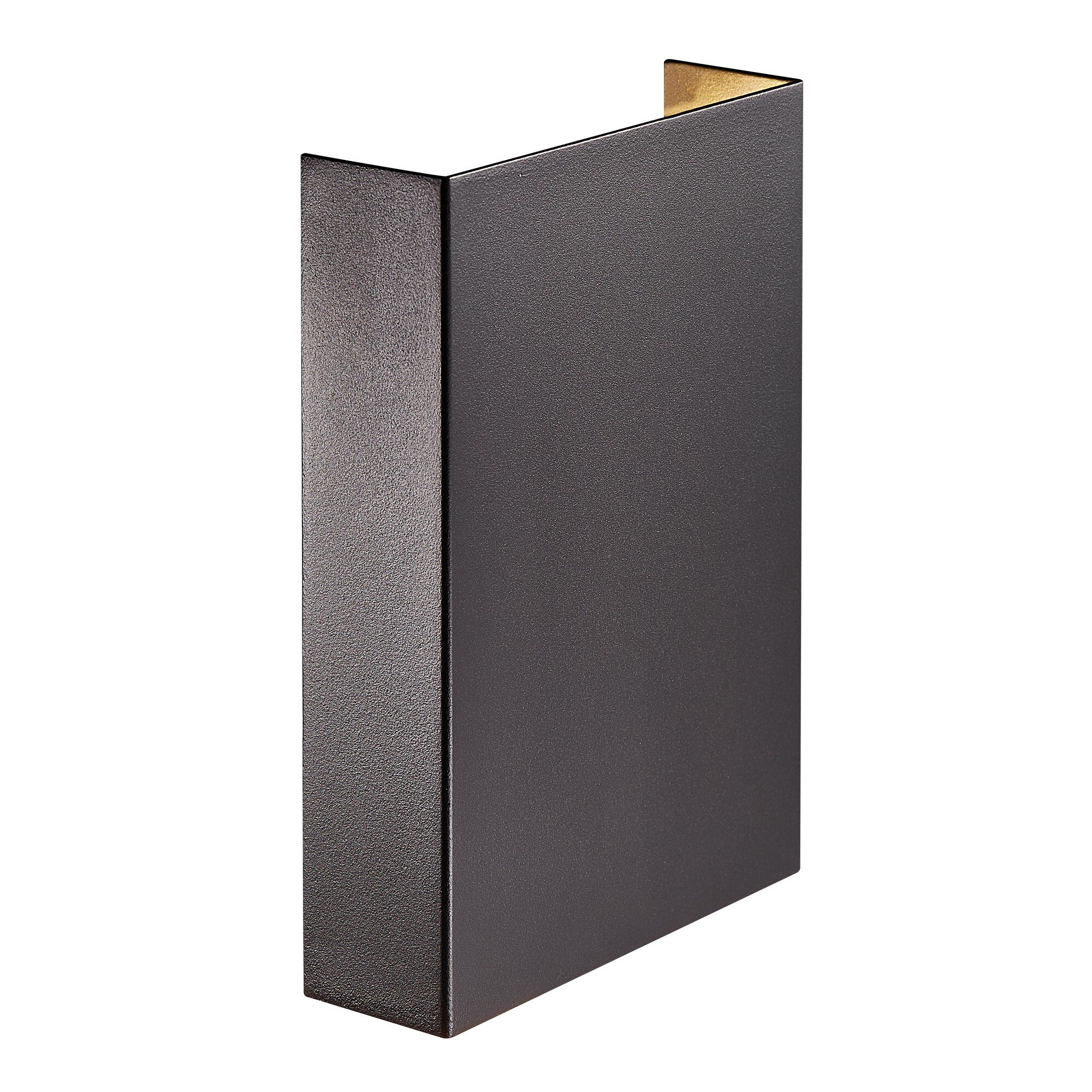 Fold 15, Wandleuchte, Schwarz - LED Modul, 2X3,5W LED, IP54