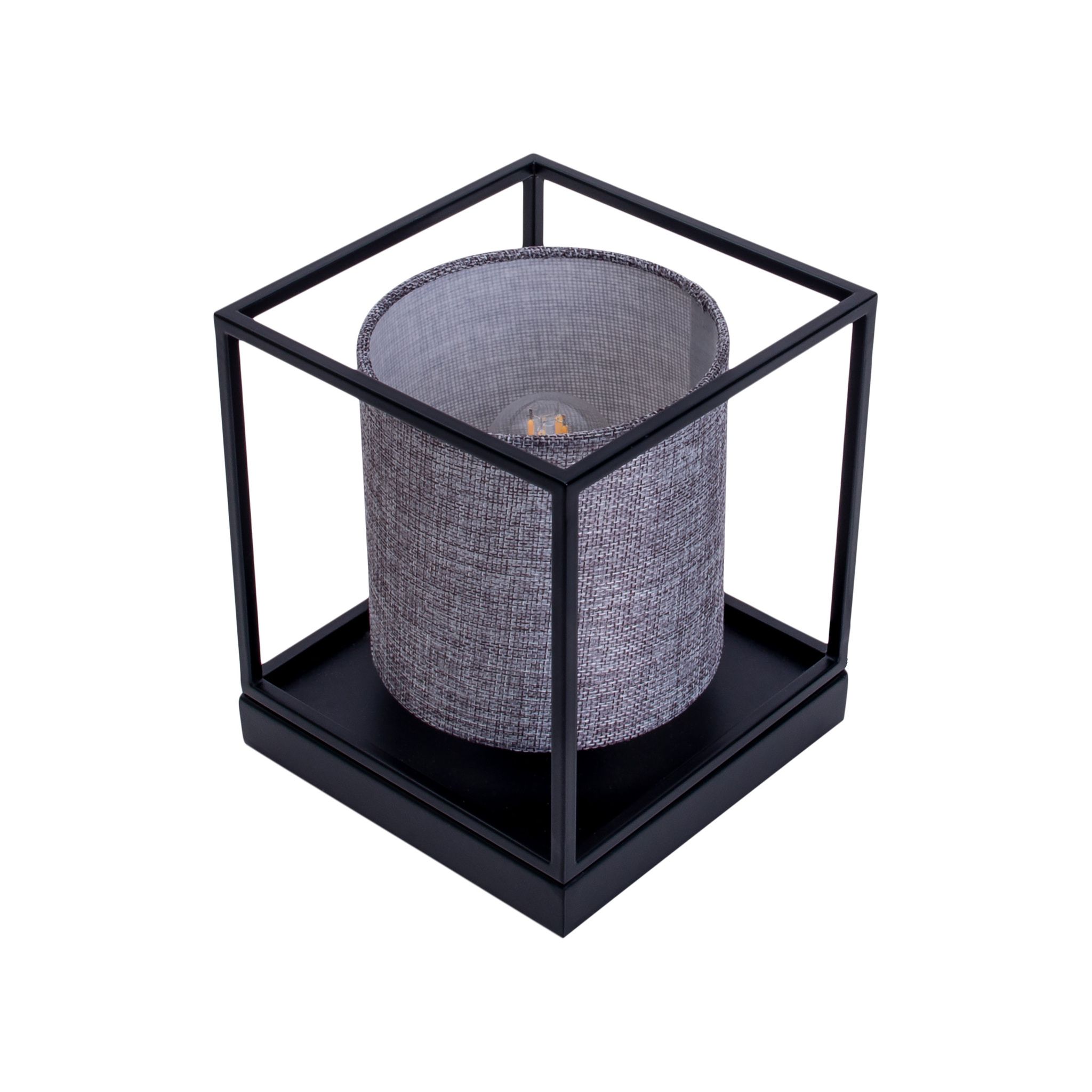 Tischleuchte BETA H: ca. 17 cm grau - E14, IP20, 40W, 230V