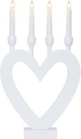 Kerzenständer  Dala - IP20, Warmweiss, 4 LED