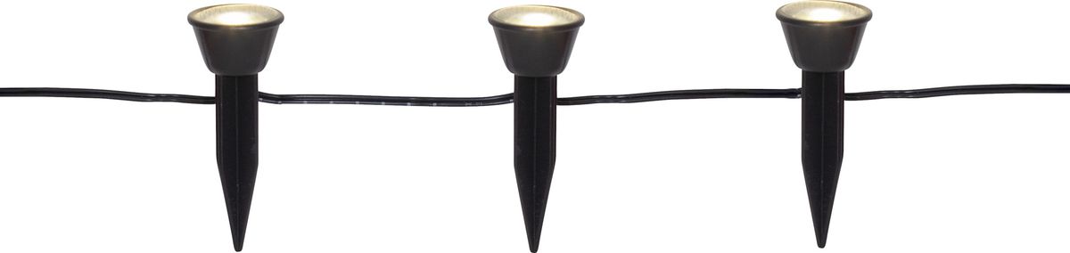 Solar Lichterkette Mini spot - IP44, Warmweiss, 8 LED's
