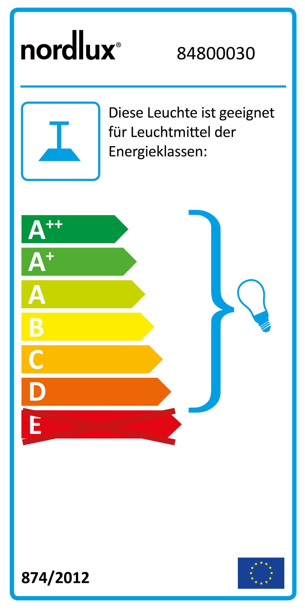 Avra - E27, max. 60W, IP20
