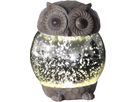 Solar Decoration Owly - Silber, Lichtfarbe Warmweiss