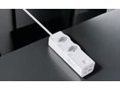 67W GaN Fast Charging Station - 2x T13, Out: USB-C1/ C2/ C3: 67W PD, C1+C2 shared: 45W + C3: 20W, USB-A: 5W, GaN, 1.5m Kabel, weiss