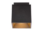 Anbauspot ETHAN - GU10 (exkl.), max. 1x10W (LED), IP20, schwarz-matt, dim. optional, L=105mm, B=105mm, H=120mm