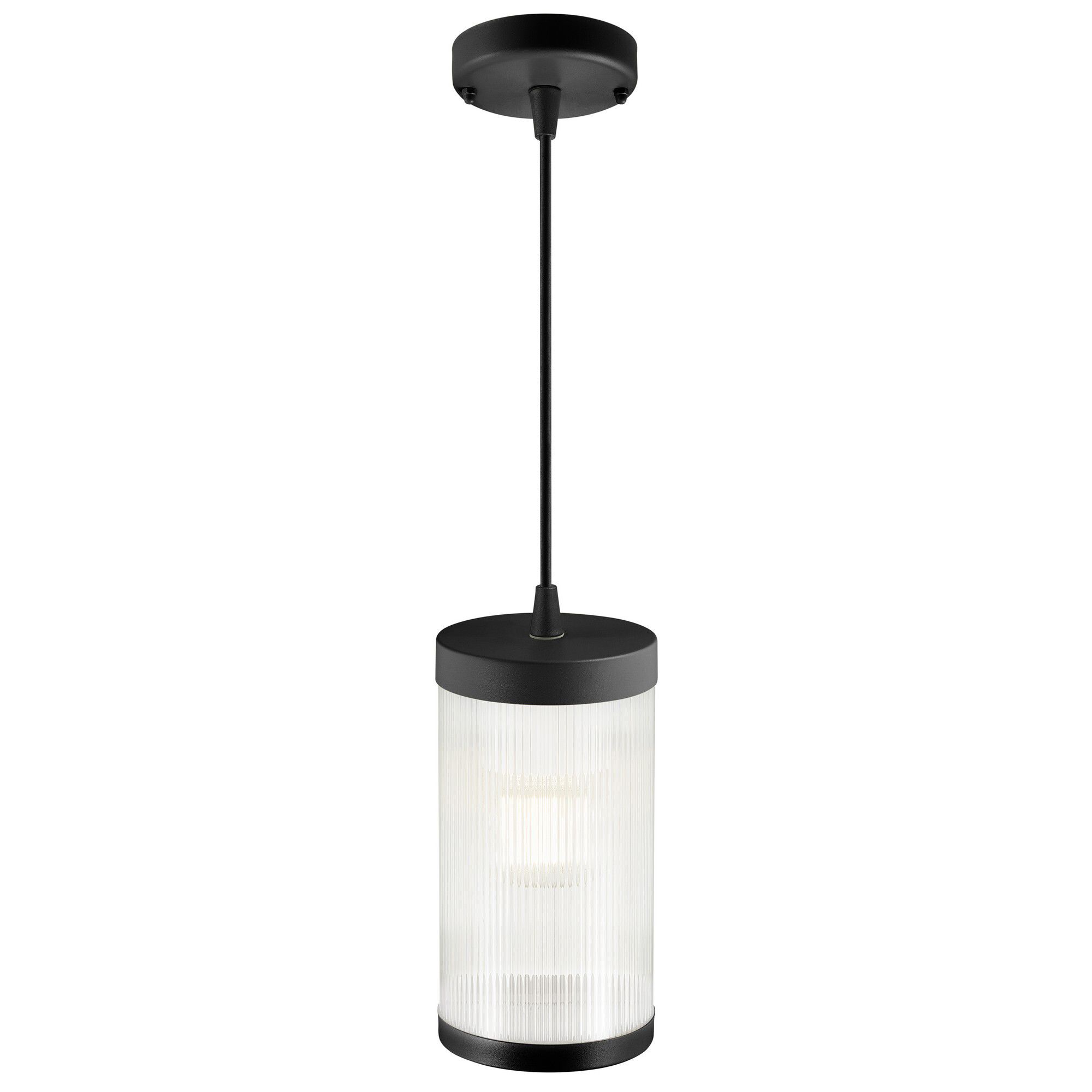 Coupar, Pendelleuchte, Schwarz - E27, IP54, max.25W