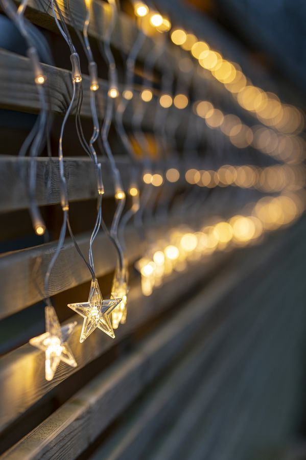 Netz Lichterkette StarNet - IP44, Warmweiss, 160 LED
