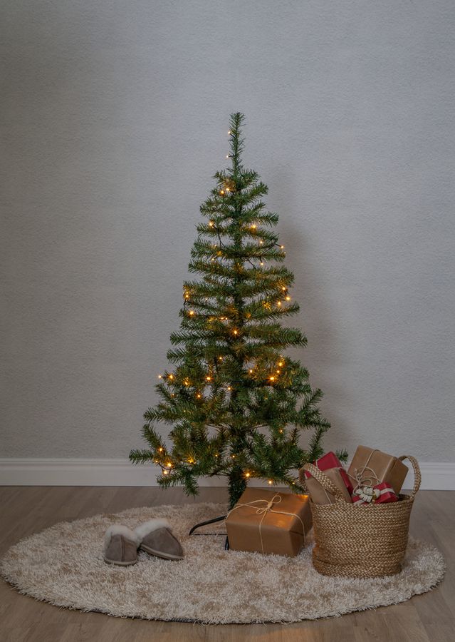 Weihnachtsbaum mit LEDAlvik - Grün, 80LED, 150cm Höhe