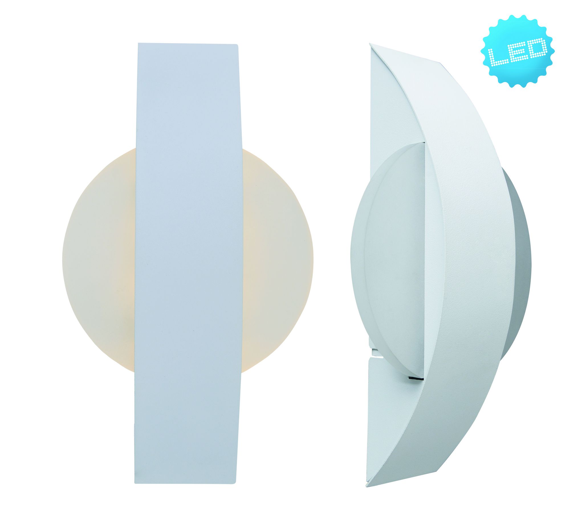 LED Wandleuchte Stan - LED fest verbaut, 3000K, warmweiss