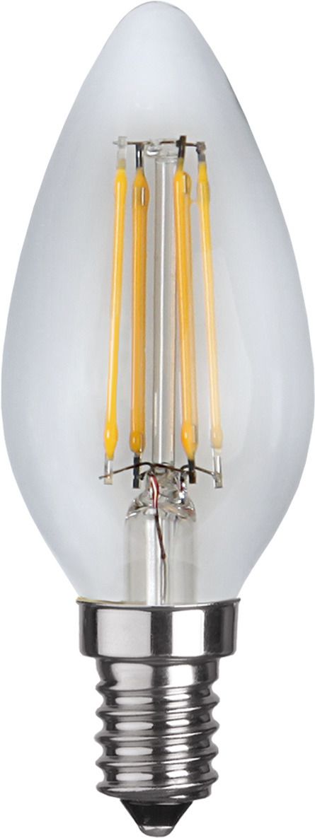 LED Leuchtmittel E14 C35 Clear - E14, 470Lm, 2700K, 4.2W, 230V