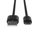 USB Typ-C Daten und Ladekabel 100 cm - USB Typ-C Daten und Ladekabel 100 cm, schwarzes Kabel