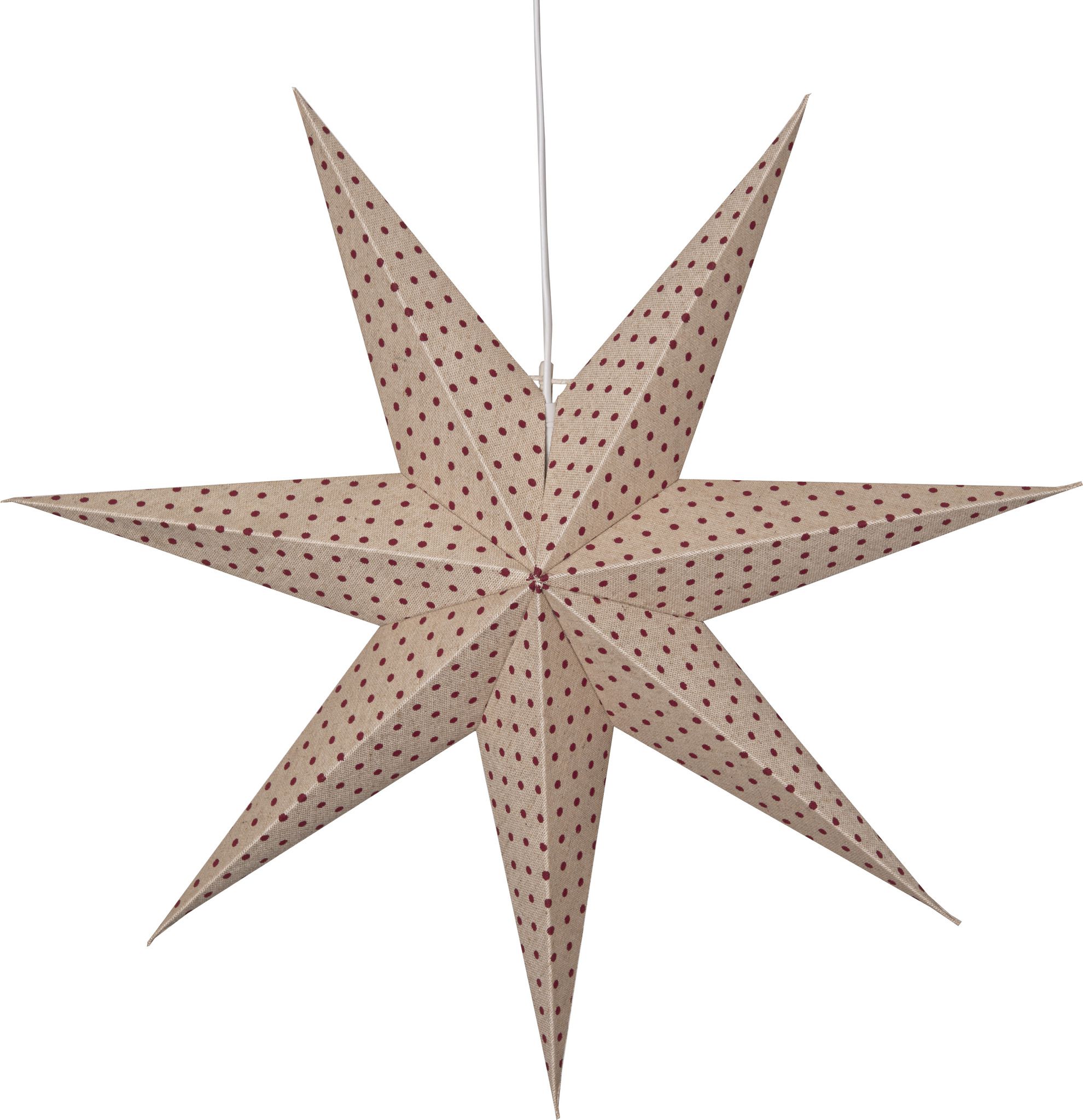 Papierstern Cotton - IP20, Beige