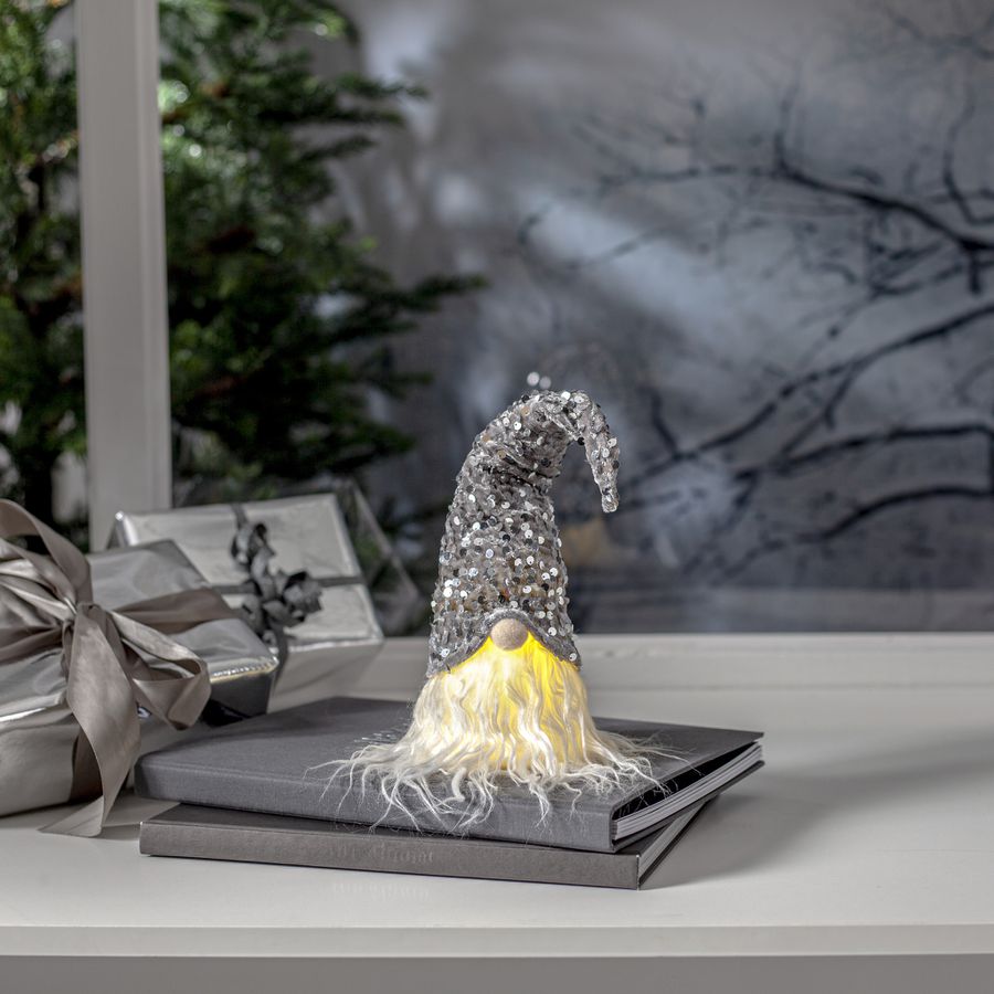 Figur Joylight - IP20, Warmweiss,Silber
