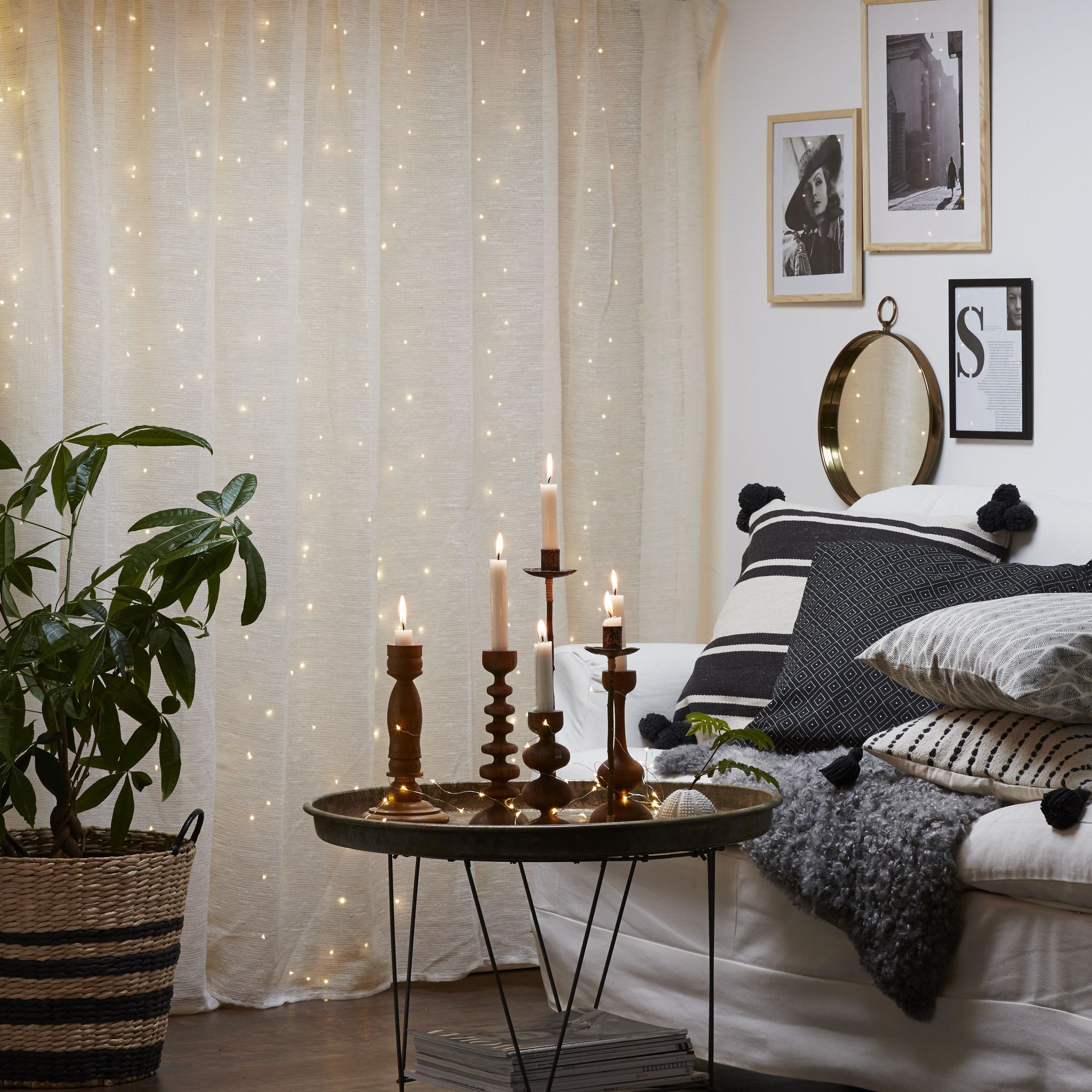Dew Drop Lichtervorhang - IP20, Warmweiss, 200 LED